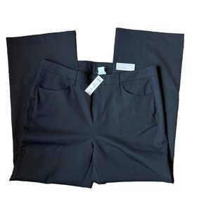 Chico’s Flex Waistband High rise Trouser Black 5 pocket fly front NWT